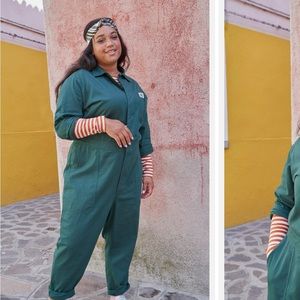Lucy & Yak Green Carmen Boilersuit size M🧩